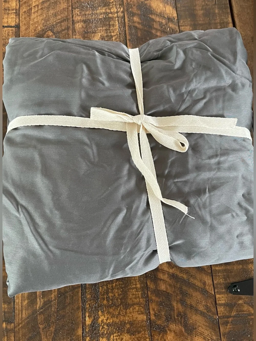 NEW Quince Bamboo Duvet Cover, King/Cal (Charcoal)